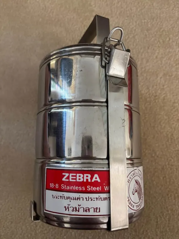 ZEBRA Thailand 18-8 stainless steel tiffin lunch box set Food-safe 18/8 stainles
