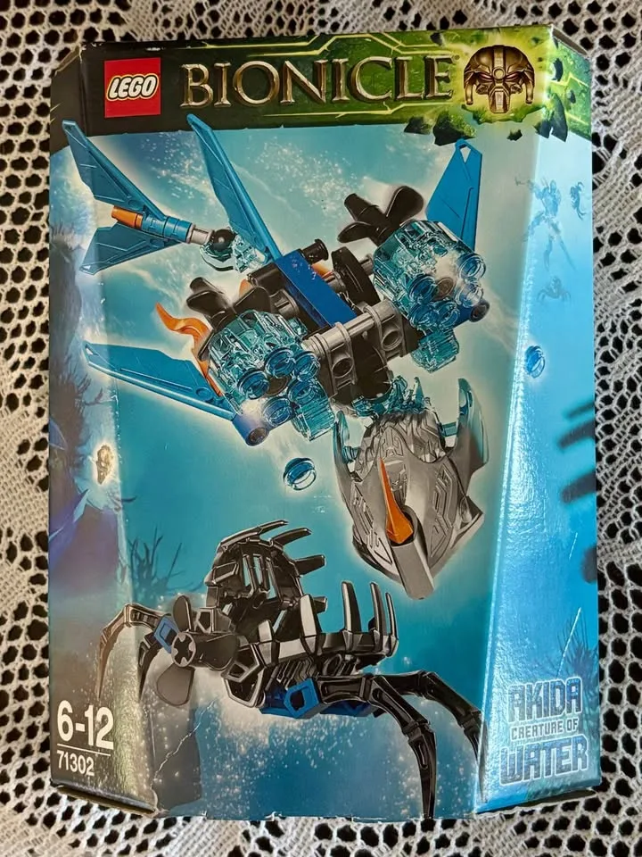 Lego Bionicle rare AKIDA Creature of Water new sealed rare 71307 mini figure bui — photo 3