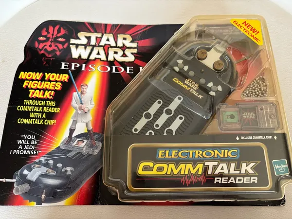 Vintage Episode One Star Wars Commtech Reader Action new in pack
