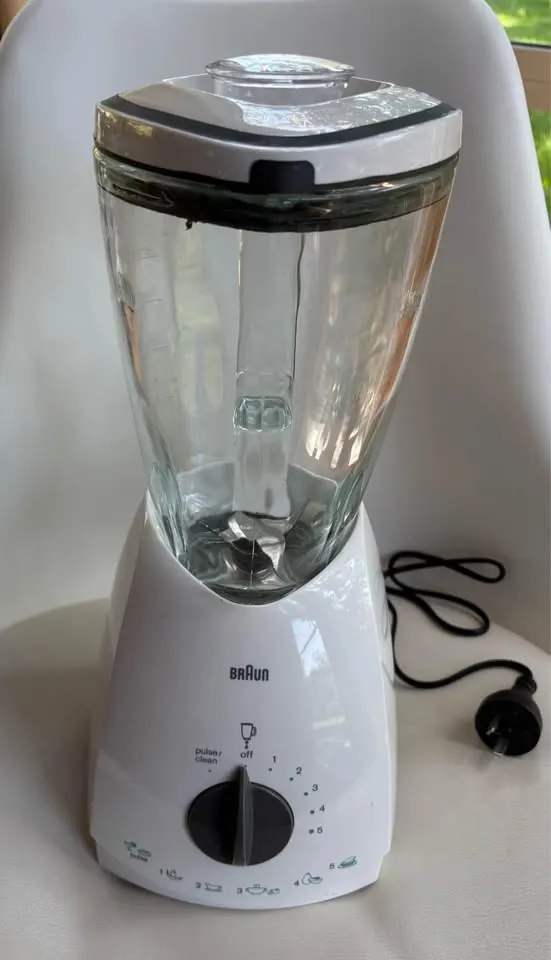 Braun Powerblend 4184 Tabletop Blender glass jug tested working