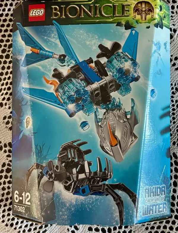 Lego Bionicle rare AKIDA Creature of Water new sealed rare 71307 mini figure bui