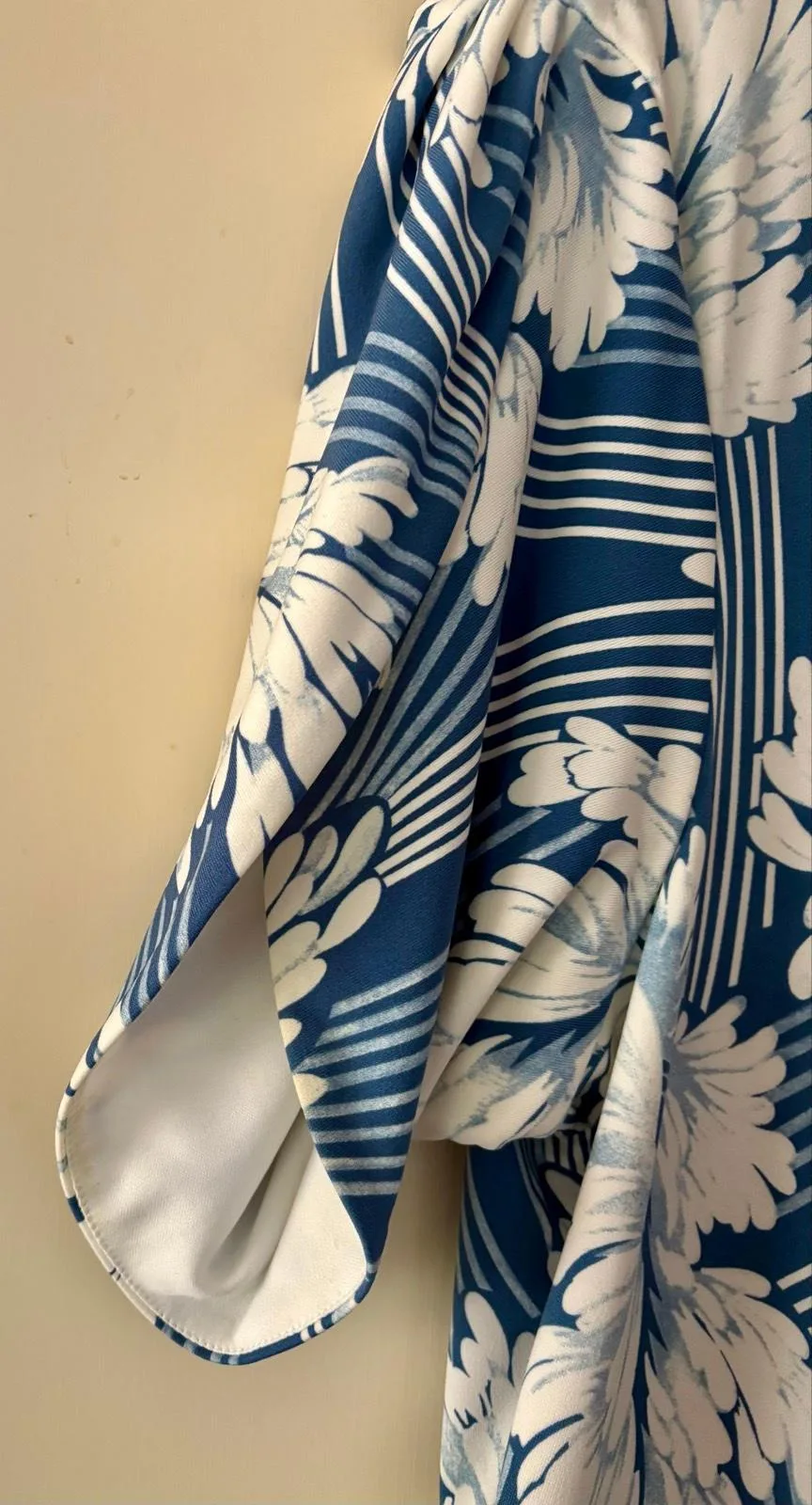 Leona Edmiston Women's Blue and Cream Dress — photo 2
