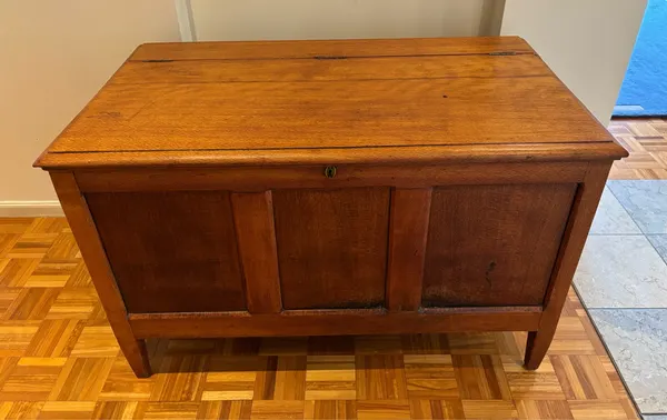 Antique Oak Blanket Box / Storage Chest Edwardian / Victorian