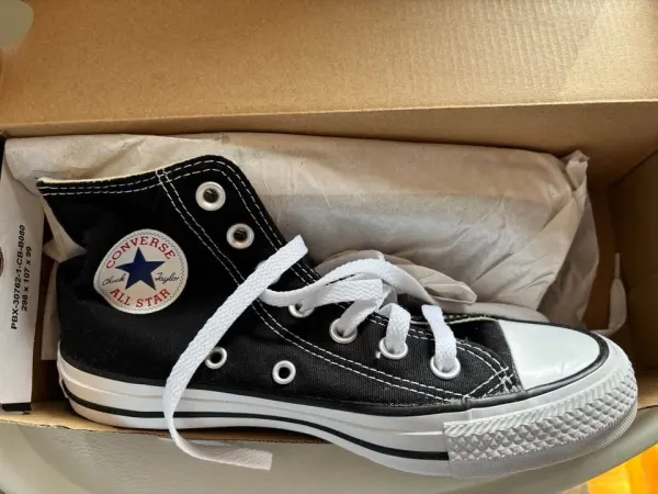 Converse All Stars Black high top unisex shoes size 5 Australia new in box