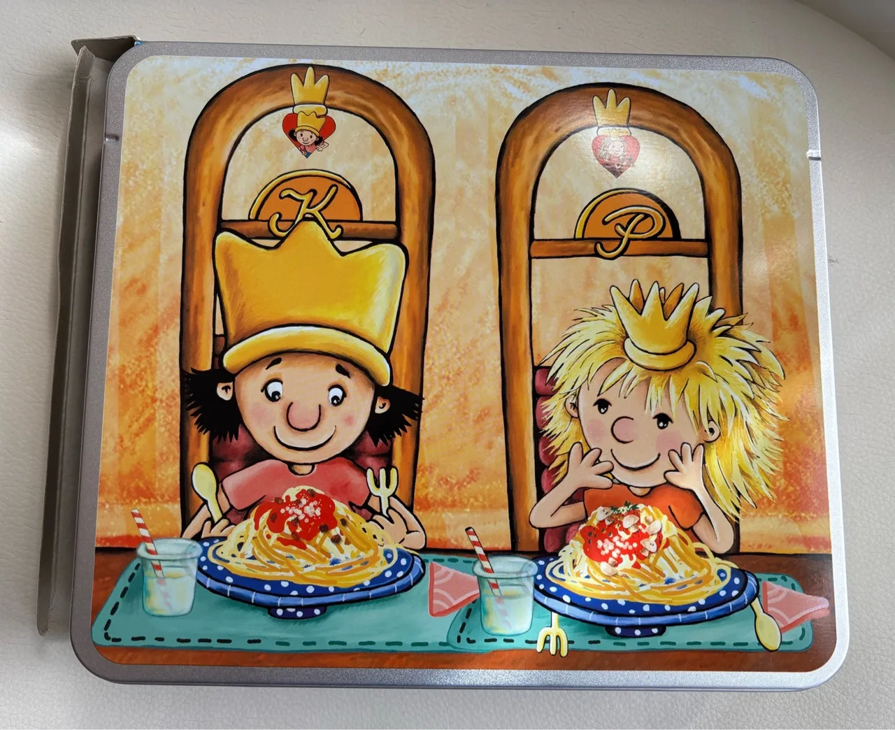 4 piece 18/10 stainless steel Hedwig Munck The Little King child’s cutlery set n — photo 3