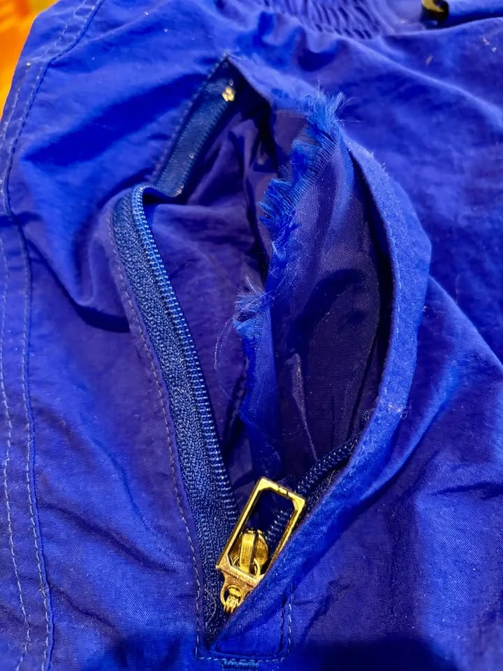 Vintage 80s SPIRIT Cracked Ice Bright Purple Ski Pants Retro Neon Snow Trousers — photo 4