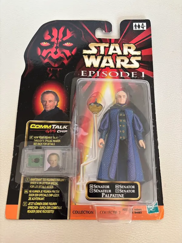 Vintage Star Wars Episode 1 Senator Palpatine Senate Cam Droid Action Figure NEW