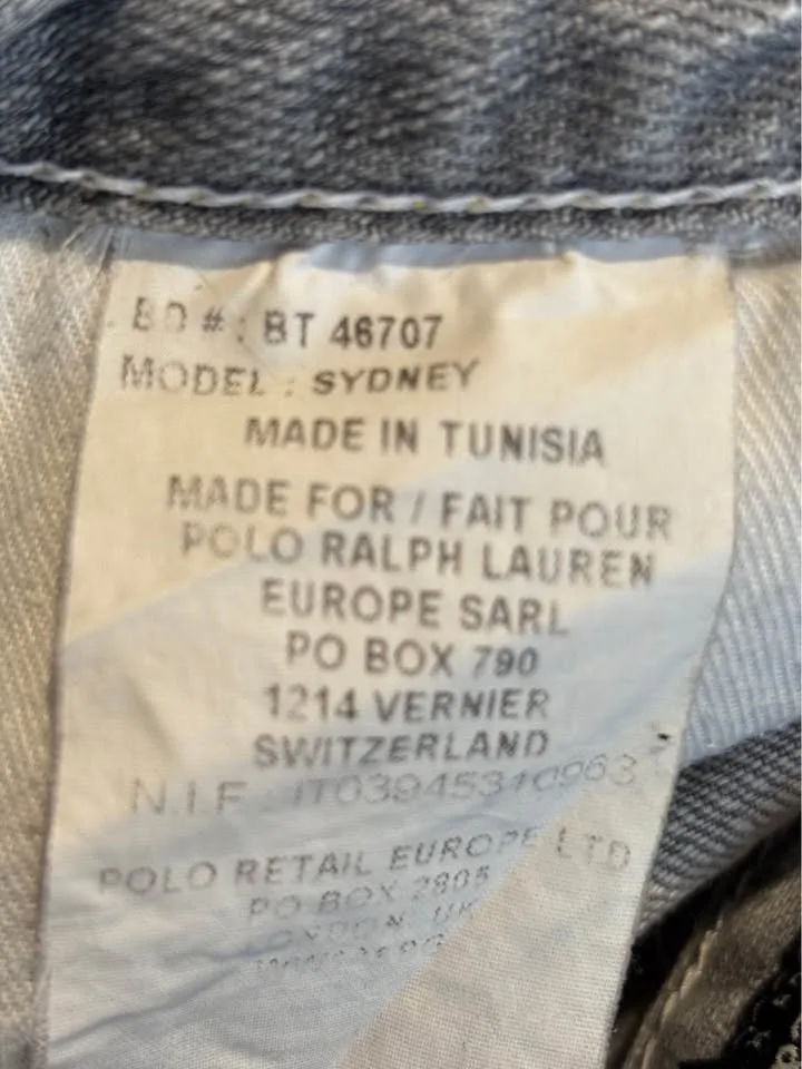 Vintage 1996 Polo Ralph Lauren “Sydney” mens jeans 78 cm 30 inch waist — photo 4