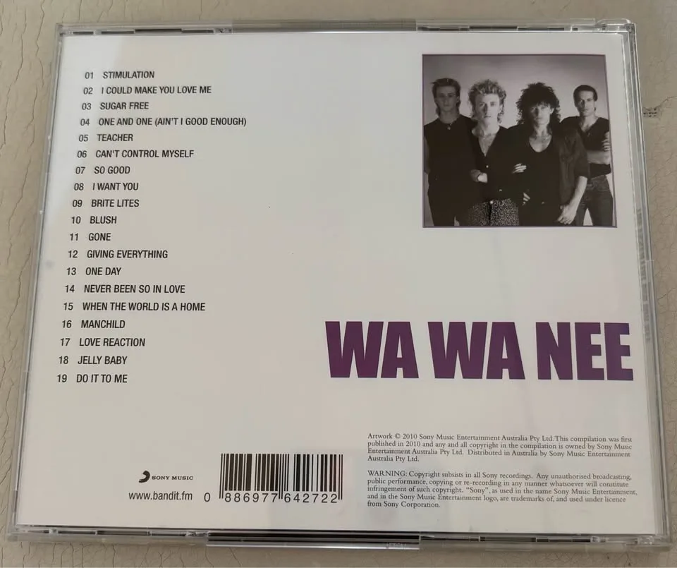 The Essential Wa Wa Nee 1980s band compilation CD as new — photo 2