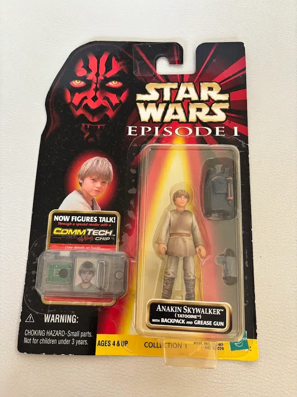 Vintage Hasbro Star Wars Episode 1: 1998 Tatooine Anakin Skywalker Action Figure