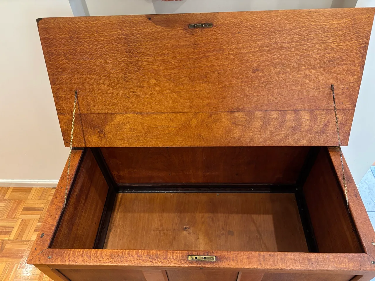 Antique Oak Blanket Box / Storage Chest Edwardian / Victorian — photo 2