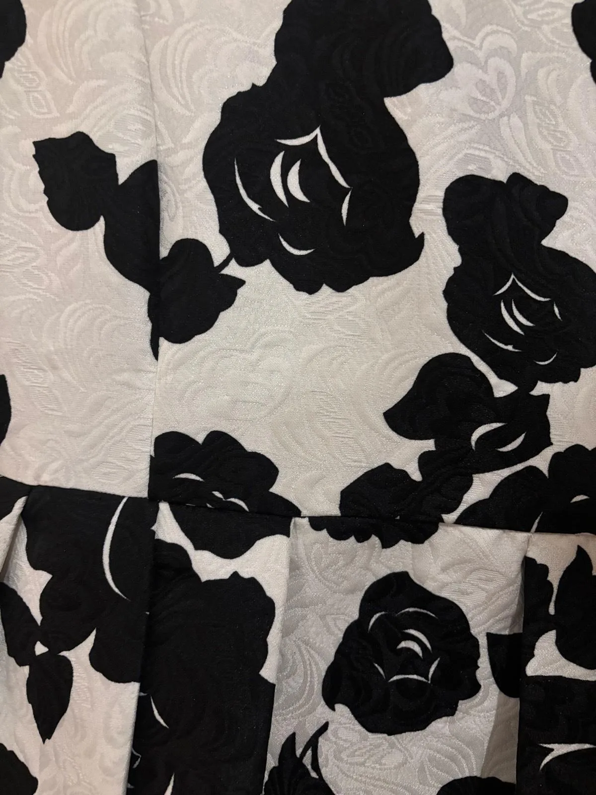 Caroline Morgan brocade fabric classic a line dress size 16 as new — photo 2