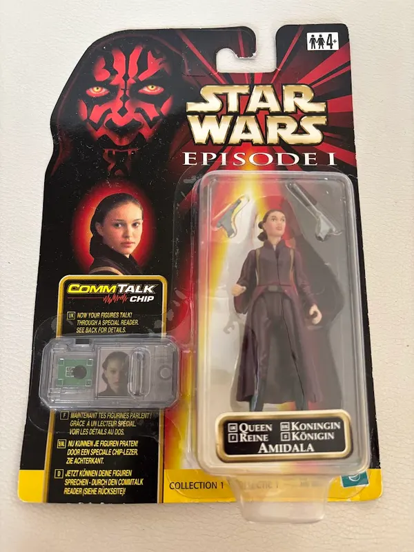 Vintage Star Wars Episode One - Padme Amidala, Naboo battle,  Hasbro unopened n