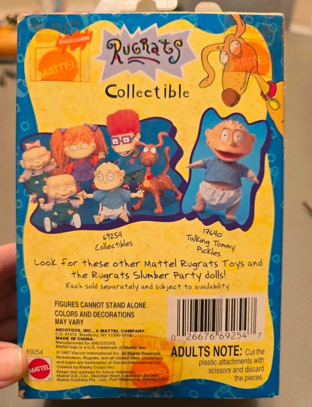 Vintage 1997 Rugrats Nickelodeon Collectible Mattel Tommy Pickles — photo 2