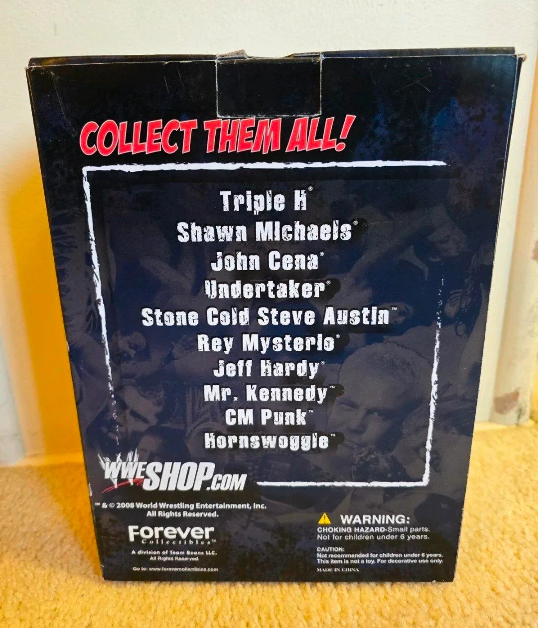Rare 2008 WWE Stone Cold Steve Austin Superstar Bobblehead Forever Collectibles – photo 2