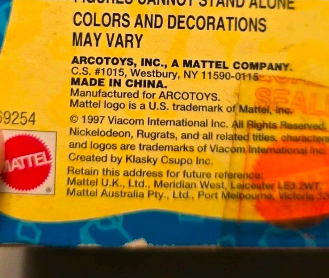 Vintage 1997 Rugrats Nickelodeon Collectible Mattel Tommy Pickles — photo 3
