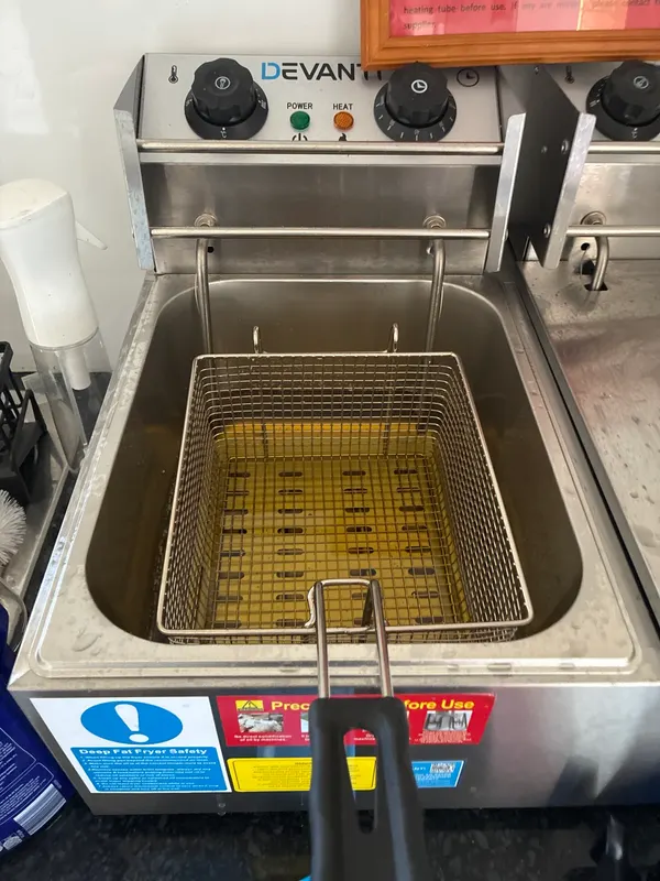 Devantin duel deep fryer