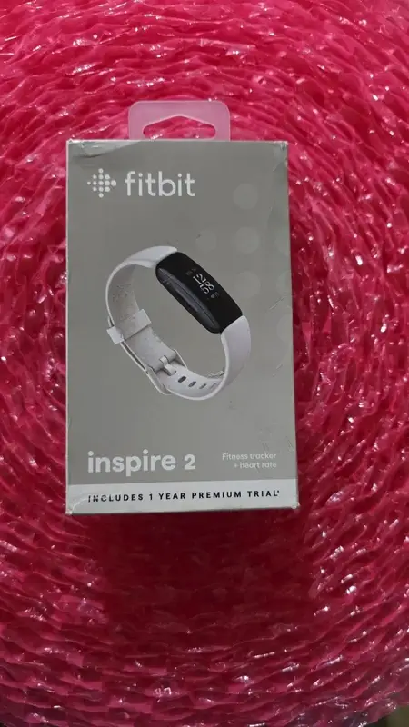 Fitbit Activity Tracker Inspire 2 Fitness Watch(FB418BKWT) - Lunar White