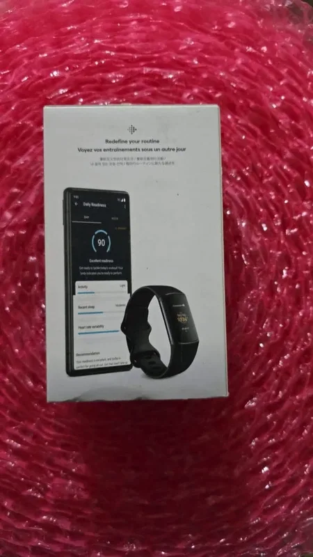 Fitbit Activity Tracker Charge 5 Stainless Steel (FB421BKBK) Black/Graphite – photo 2