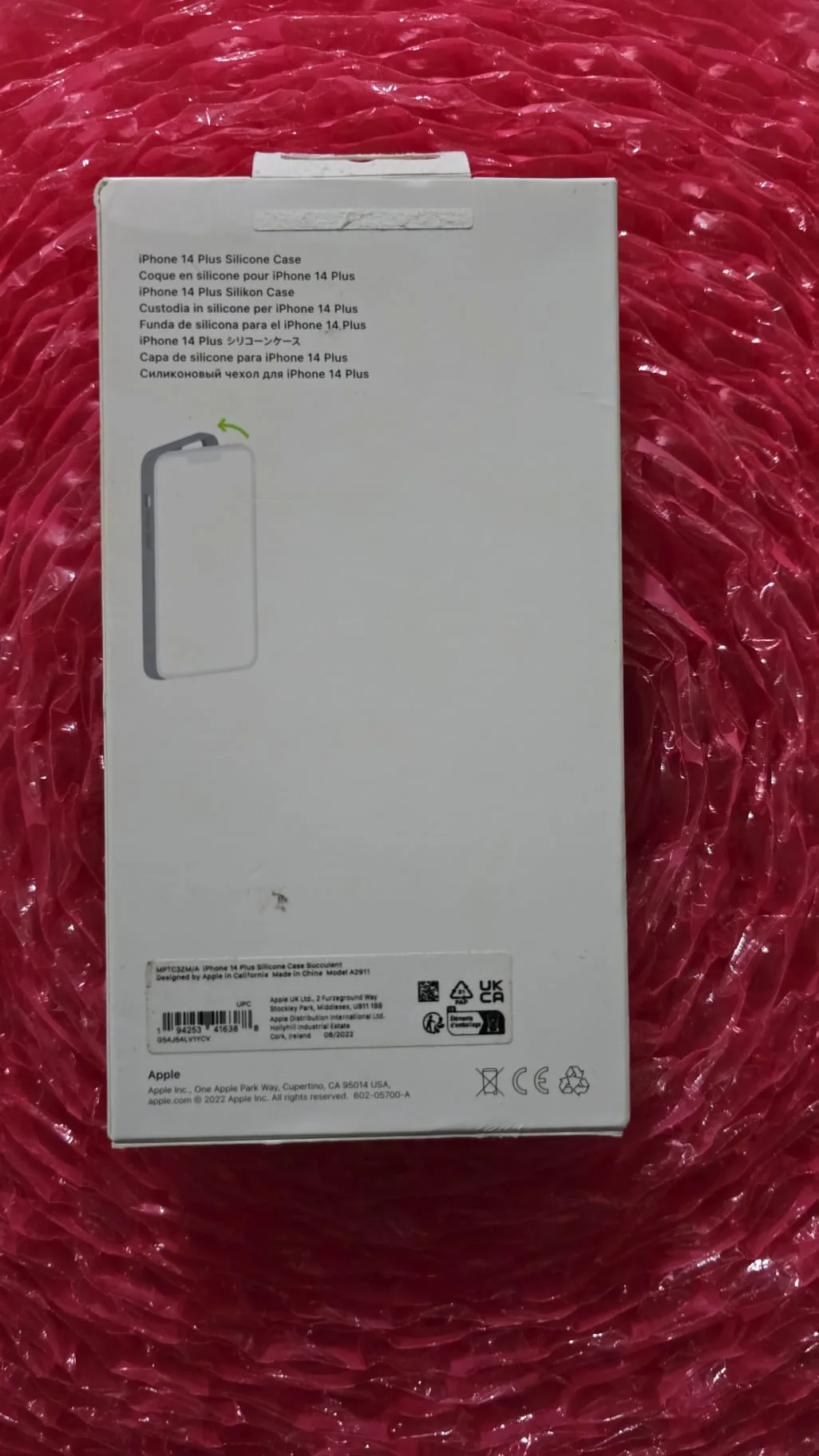 Apple iPhone 14 Plus Silicone Case With Magsafe (MPTC3ZM/A) - Succulent – photo 2