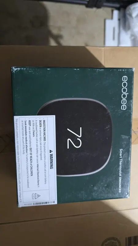 Ecobee Enhanced Smart WiFi Thermostat EB-STATE6L-01 - Black