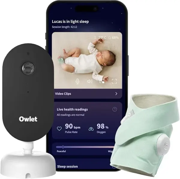 Owlet Dream Sock Baby Monitor BM06NMMCJ - Mint