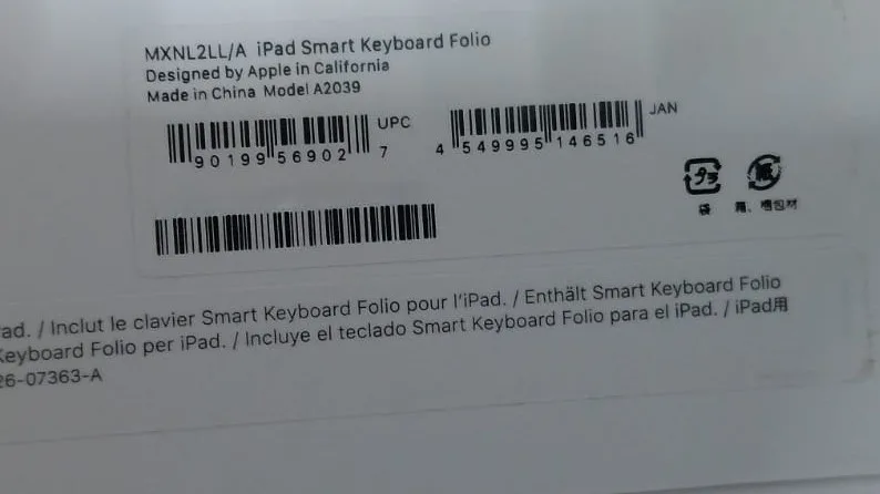 Apple iPad Pro 12.9" Smart Keyboard Folio MXNL2LL/A - Black – photo 5