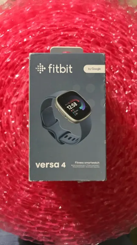 Fitbit Activity Tracker Versa 4 Fitness Smartwatch - Waterfall Blue