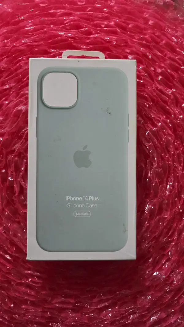 Apple iPhone 14 Plus Silicone Case With Magsafe (MPTC3ZM/A) - Succulent