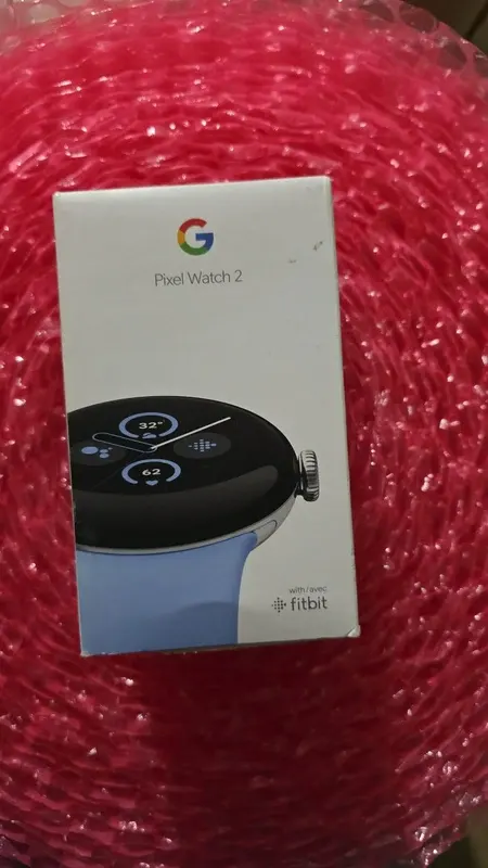 Google Pixel 2 Smart Watch (GA05032-US) - Polished Silver / Bay