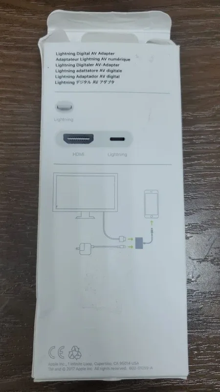 Apple Lightning To Digital Av Adapter (MW2P3AM/A) - White – photo 3