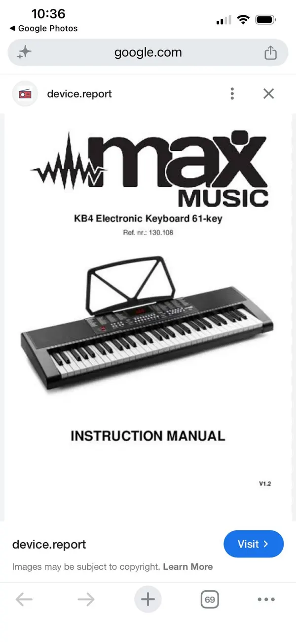 Electronic keyboard