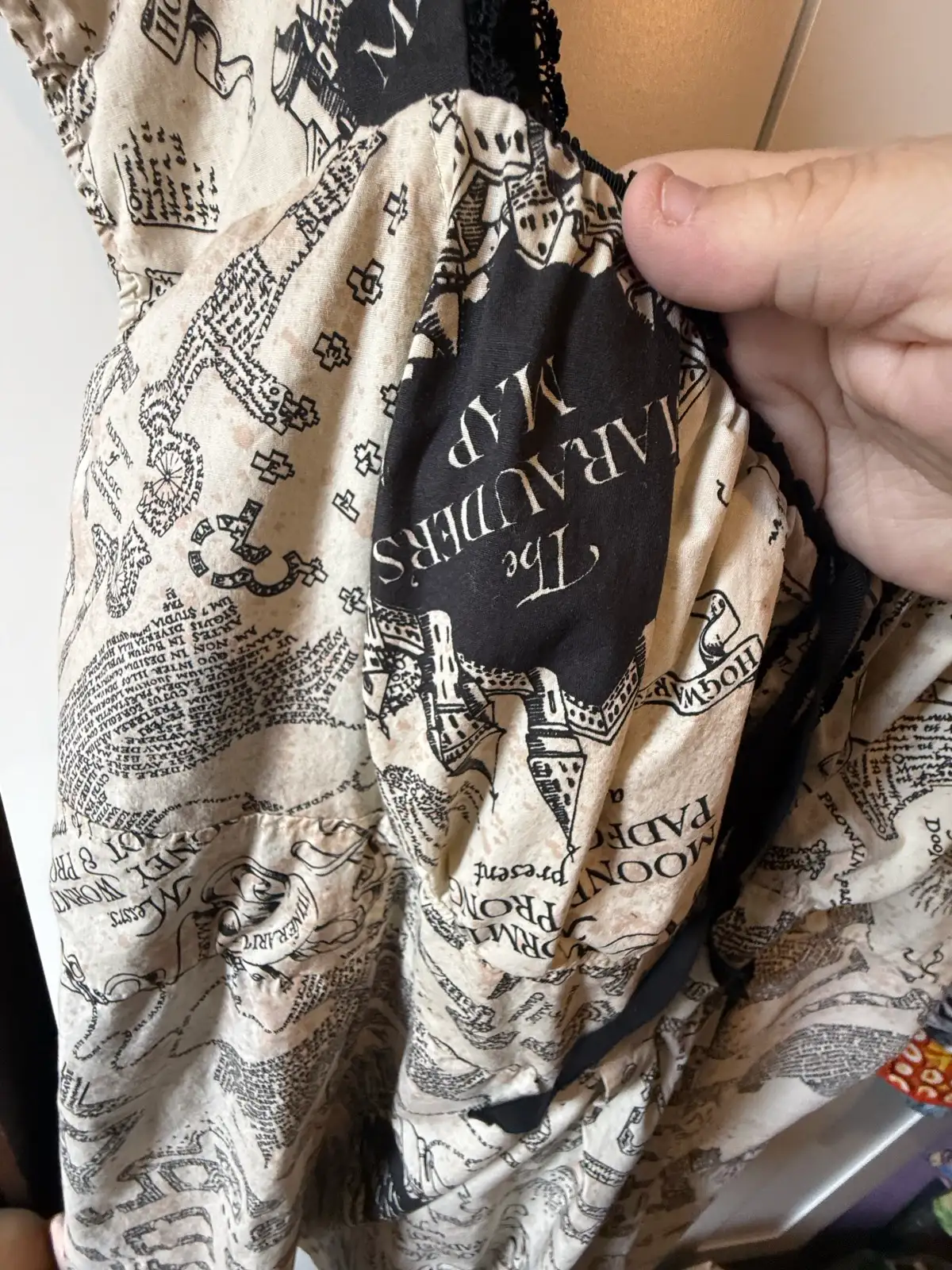 Rare & hard-to-find plus size Hot Topic x Harry Potter Marauder's Map Dress in a – photo 5
