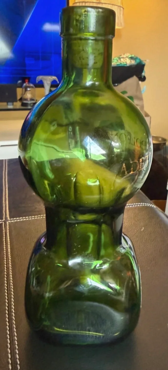 Vintage glass bottle — photo 8
