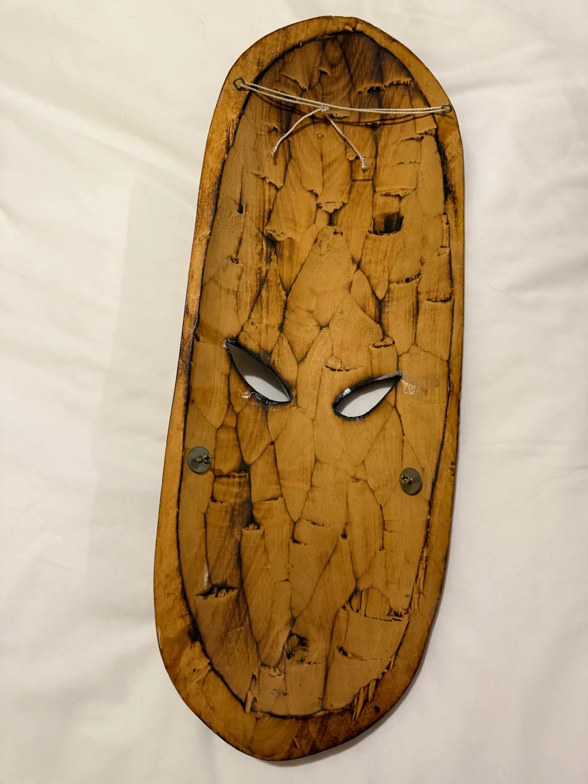 vintage hand-carved wooden Fijian "Bula" or Tiki-style mask — photo 4