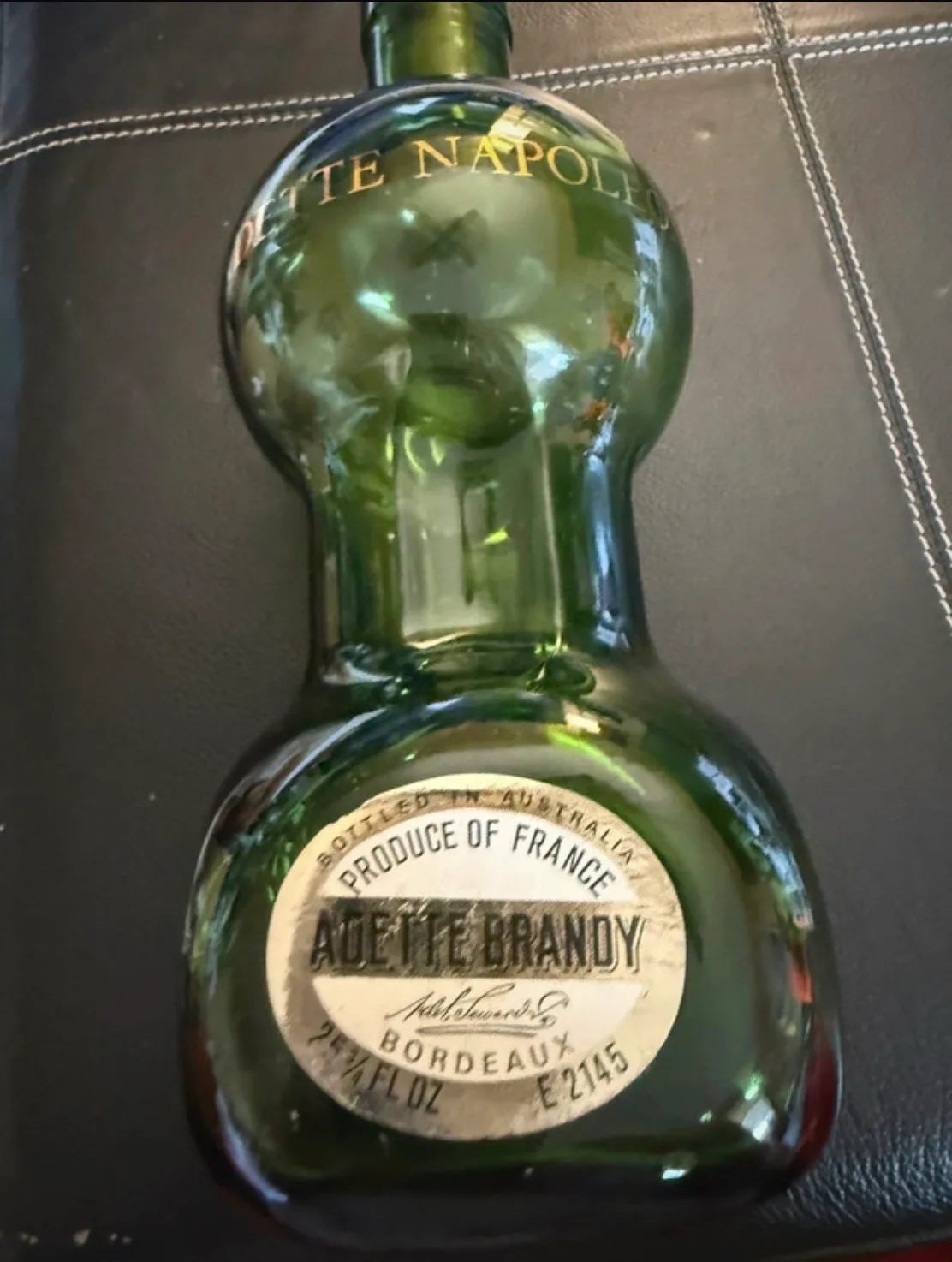 Vintage glass bottle — photo 2