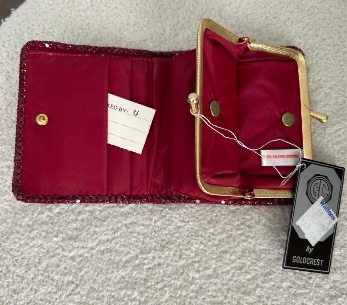 authentic vintage "Mesh by Goldcrest" tri-fold wallet/purse – photo 6