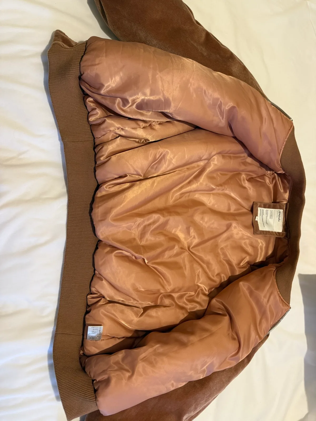 Velvet bomber jacket — photo 2