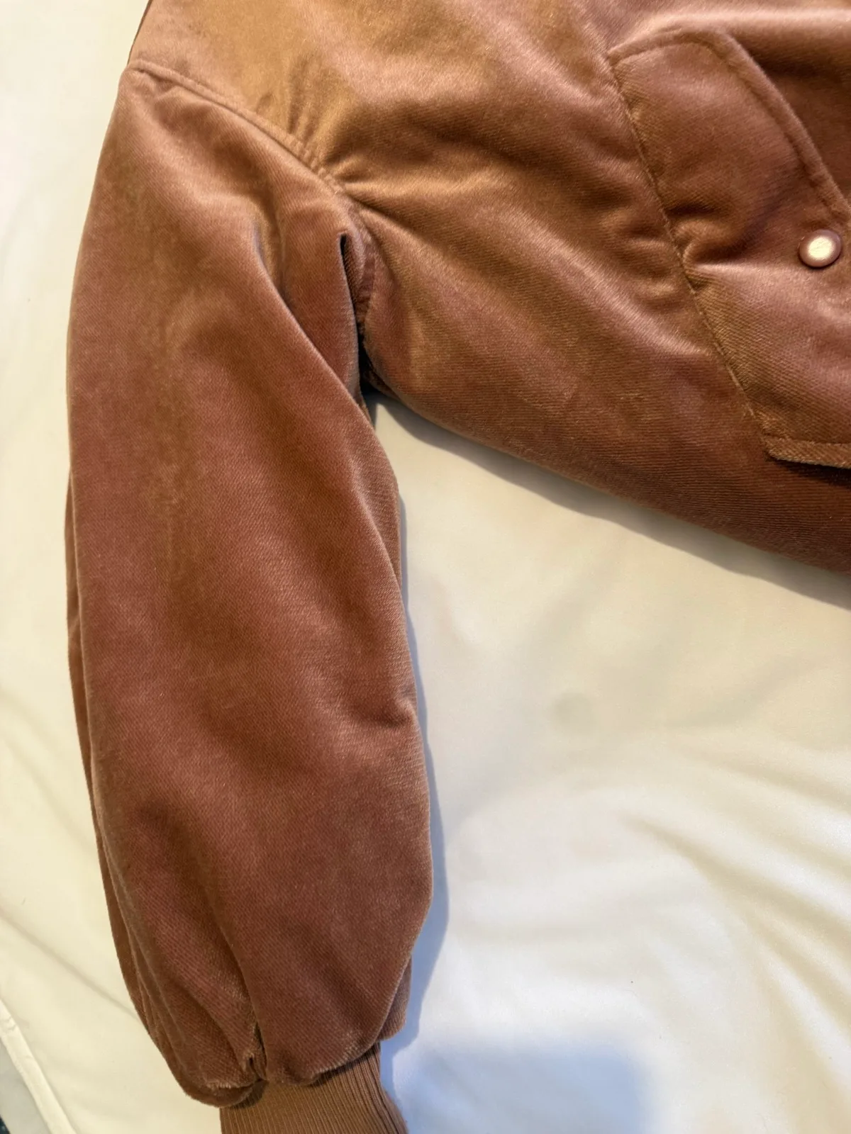 Velvet bomber jacket — photo 7