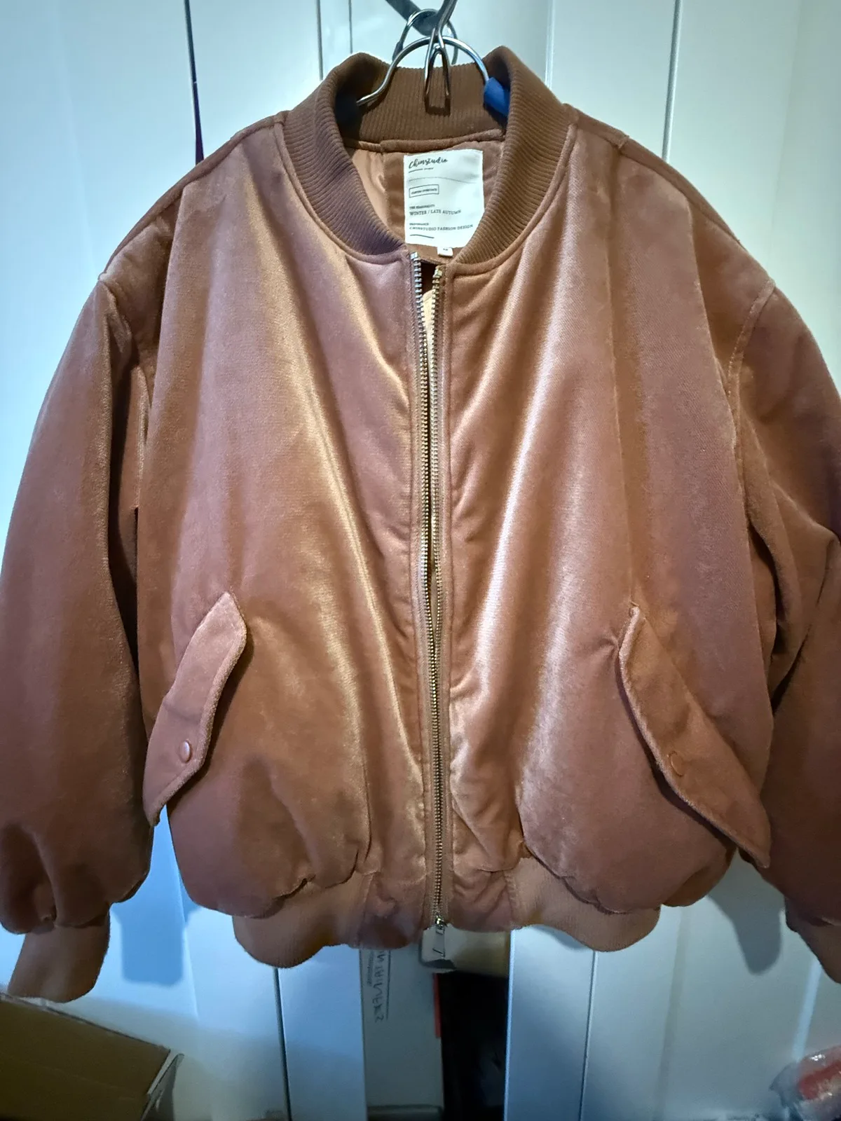Velvet bomber jacket — photo 10