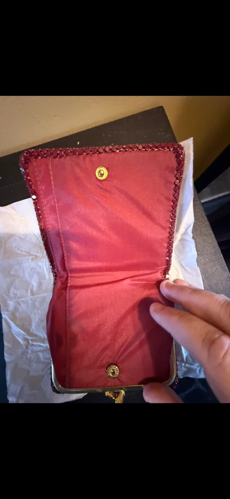 authentic vintage "Mesh by Goldcrest" tri-fold wallet/purse – photo 2
