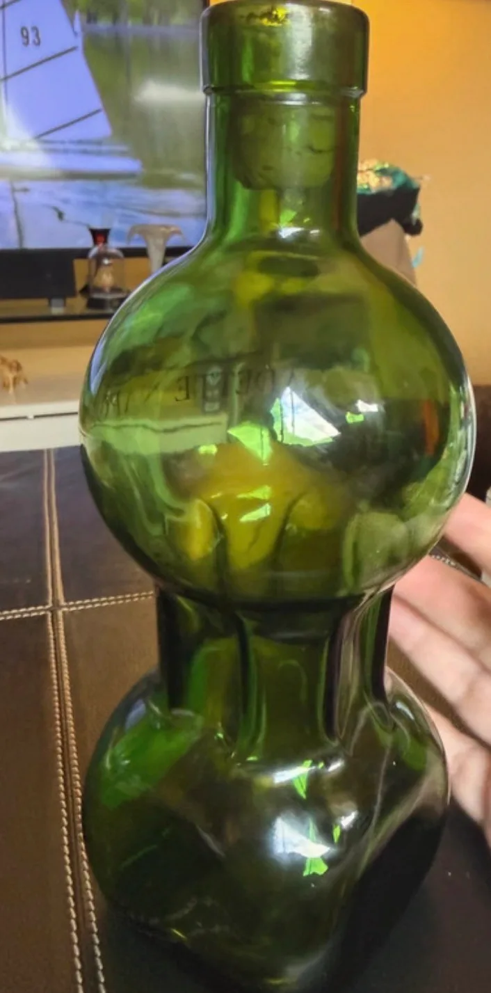 Vintage glass bottle — photo 5