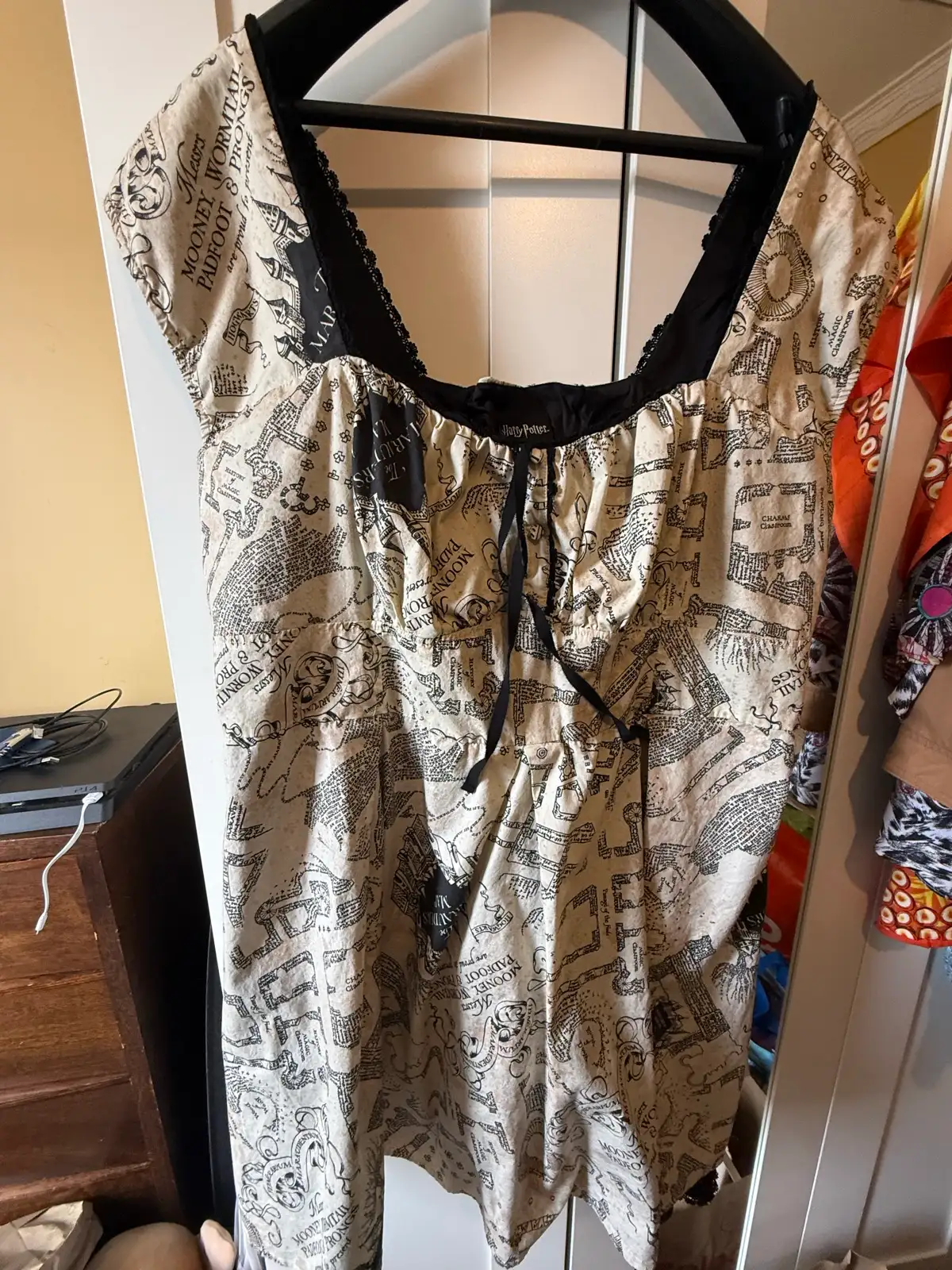 Rare & hard-to-find plus size Hot Topic x Harry Potter Marauder's Map Dress in a – photo 3