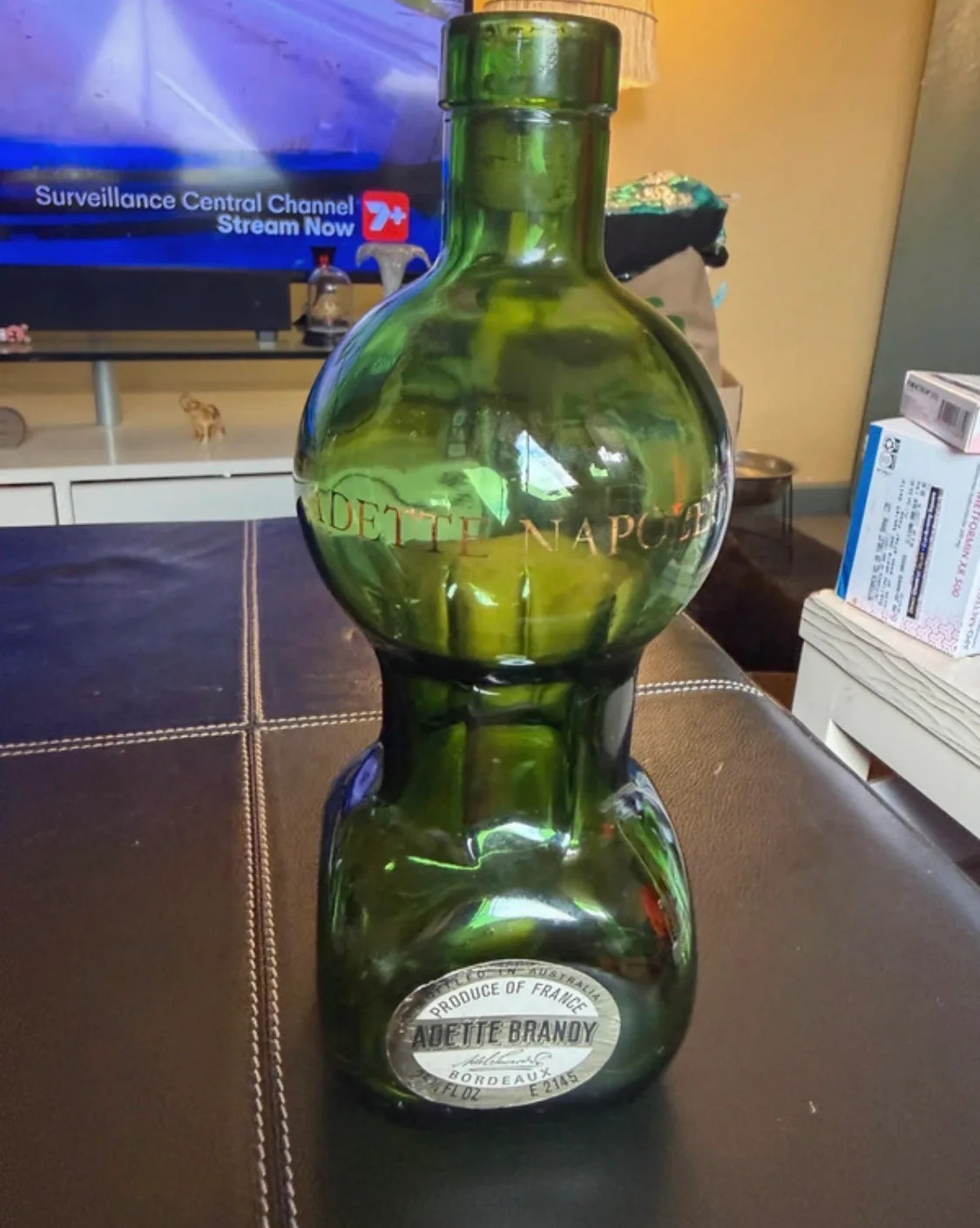 Vintage glass bottle — photo 7