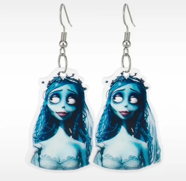 Resin Corpse Bride Earrings