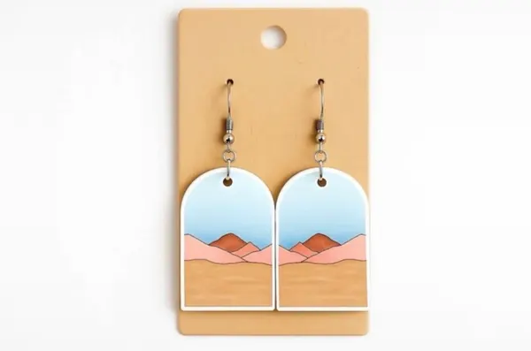 Resin Desert Earrings