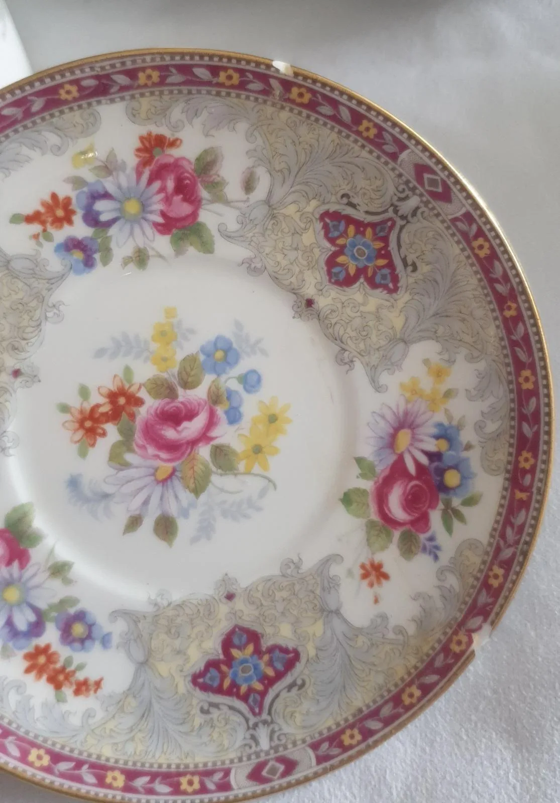 Vintage Shelley "Georgian Red" Fine Bone China Tea Set – 15 Pieces – Mint Condit — photo 12