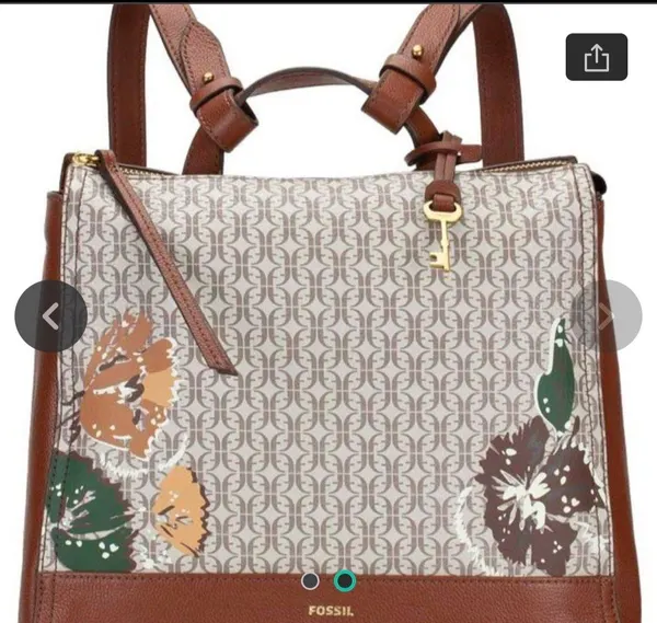 Fossil leather bag
