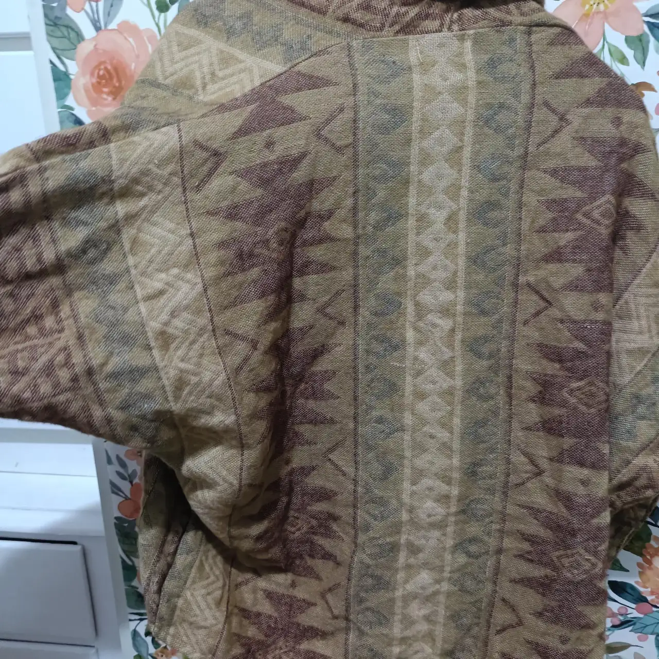 Tree Of Life One Size Woven Ethnic Style Kimono Jacket Kantha Hippie Boho – photo 3