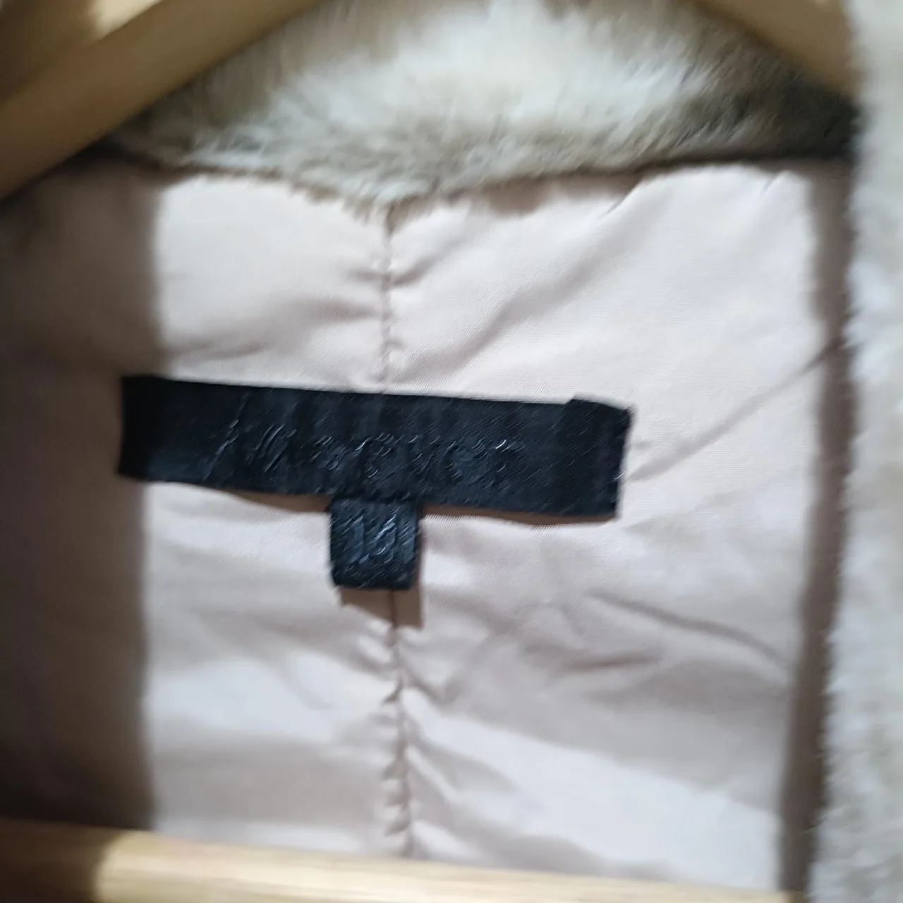 Ava & Ever Shacket Jacket 14 Faux Fur Teddy Coat Collared Pockets Checkered – photo 3